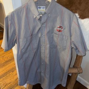 RARE Vintage 1990s Coca Cola Short Sleeve Button Down Shirt